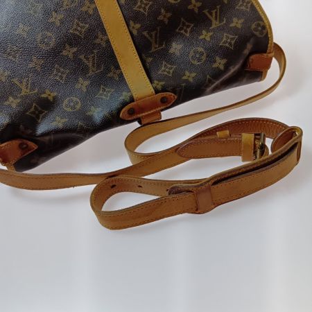  LOUIS VUITTON ルイヴィトン モノグラム ソミュール35 ショルダーバッグ M42254 ブラウン
