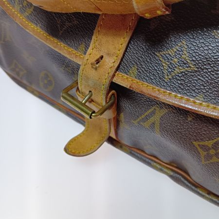  LOUIS VUITTON ルイヴィトン モノグラム ソミュール35 ショルダーバッグ M42254 ブラウン