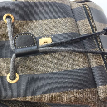  FENDI フェンディ  ペカン柄 Pvcレザー　リュック 劣化あり