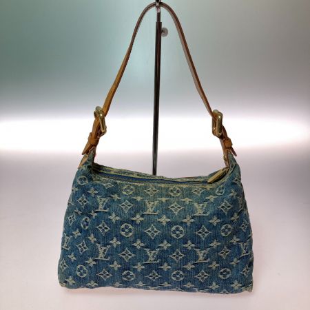  LOUIS VUITTON ルイヴィトン モノグラム・デニム バギーPM ショルダーバッグ M95049 ブルー