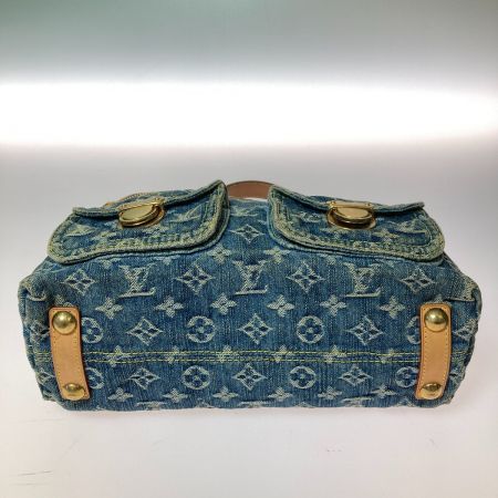  LOUIS VUITTON ルイヴィトン モノグラム・デニム バギーPM ショルダーバッグ M95049 ブルー