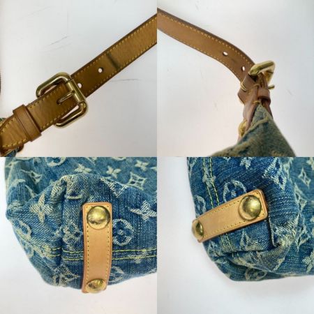  LOUIS VUITTON ルイヴィトン モノグラム・デニム バギーPM ショルダーバッグ M95049 ブルー