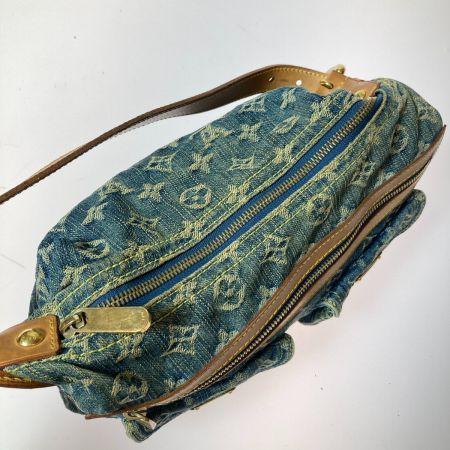  LOUIS VUITTON ルイヴィトン モノグラム・デニム バギーPM ショルダーバッグ M95049 ブルー