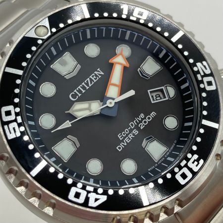  CITIZEN シチズン PROMASTER プロマスター エコドライブ メンズ 腕時計 E168-S126126 シルバー 箱付