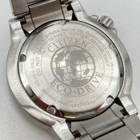  CITIZEN シチズン PROMASTER プロマスター エコドライブ メンズ 腕時計 E168-S126126 シルバー 箱付