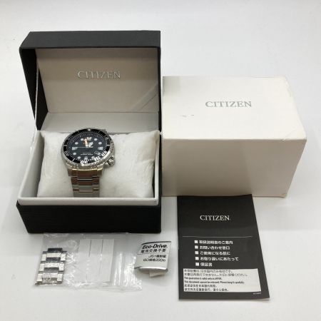  CITIZEN シチズン PROMASTER プロマスター エコドライブ メンズ 腕時計 E168-S126126 シルバー 箱付