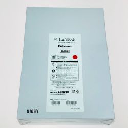 ◎◎ Paloma パロマ La-cook ラ・クック ガスコンロ用 波系深皿プレート PGD-30R-K サングリアレッド グリル調理器 Nランク