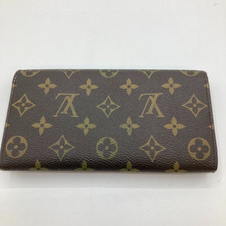  LOUIS VUITTON ルイヴィトン モノグラム ポルトフォイユサラ 旧型 長財布 M61734 ブラウン 使用感多