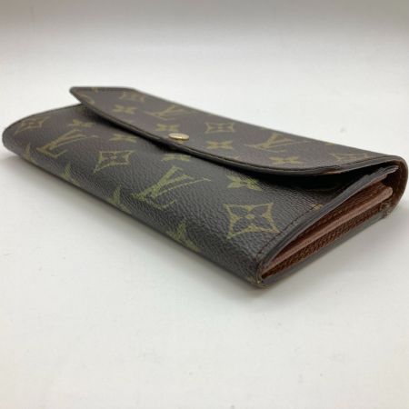  LOUIS VUITTON ルイヴィトン モノグラム ポルトフォイユサラ 旧型 長財布 M61734 ブラウン 使用感多