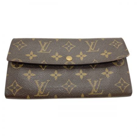  LOUIS VUITTON ルイヴィトン モノグラム ポシェット ポルト モネ クレディ 長財布 M61726 使用感多