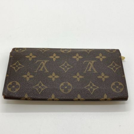  LOUIS VUITTON ルイヴィトン モノグラム ポシェット ポルト モネ クレディ 長財布 M61726 使用感多