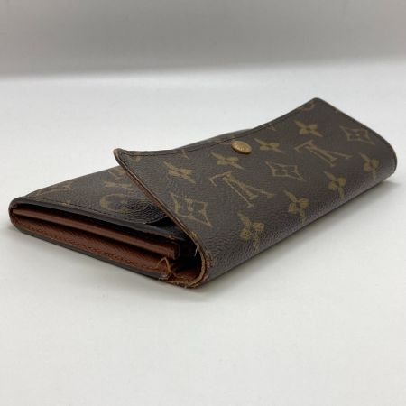  LOUIS VUITTON ルイヴィトン モノグラム ポシェット ポルト モネ クレディ 長財布 M61726 使用感多