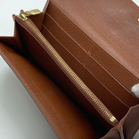  LOUIS VUITTON ルイヴィトン モノグラム ポシェット ポルト モネ クレディ 長財布 M61726 使用感多