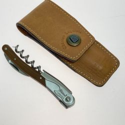 ◎◎ Chateau Laguiole シャトー ラギオール レッドオークバレル ソムリエナイフ 革ケース付 Bランク