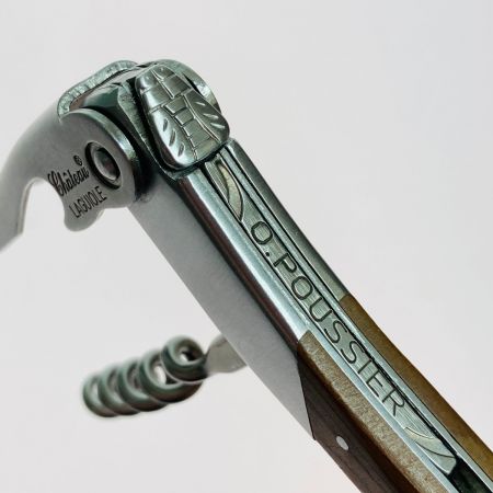  Chateau Laguiole シャトー ラギオール レッドオークバレル ソムリエナイフ 革ケース付