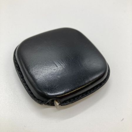  HERMES エルメス メートルリュバン レザーケースメジャー 3m 巻き尺 革 ブラック