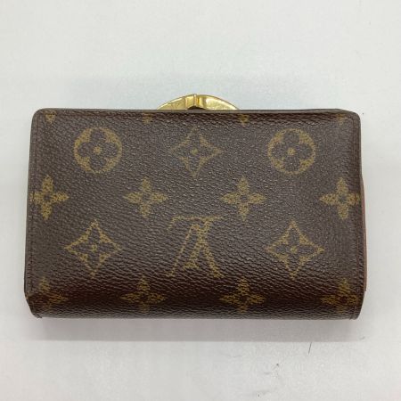  LOUIS VUITTON ルイヴィトン モノグラム ポルトモネ・ビエ ヴィエノワ がま口財布 M61663 ダメージ多