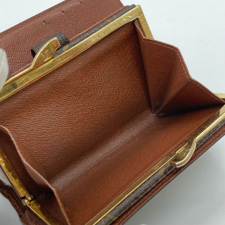  LOUIS VUITTON ルイヴィトン モノグラム ポルトモネ・ビエ ヴィエノワ がま口財布 M61663 ダメージ多