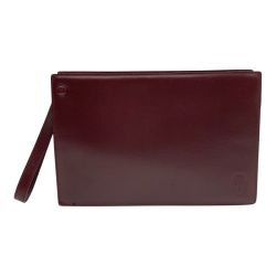 ◎◎ Cartier カルティエ マストライン クラッチバッグ セカンドバッグ L1000175 ボルドー Cランク
