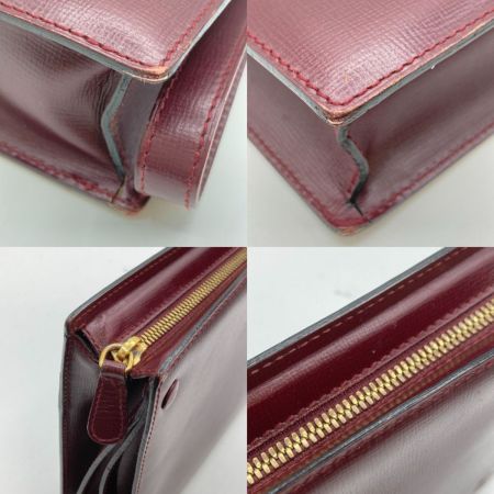  Cartier カルティエ マストライン クラッチバッグ セカンドバッグ L1000175 ボルドー