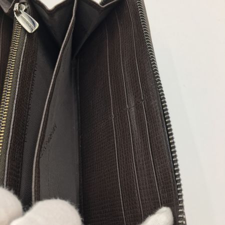  DOLCE & GABBANA ドルチェアンドガッバーナ ラウンドファスナー財布 ブラウン