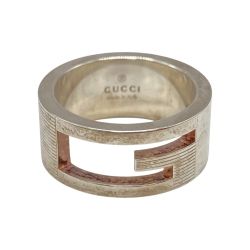 ◎◎ GUCCI グッチ Gリング 8号 SILVER925 箱付 Cランク