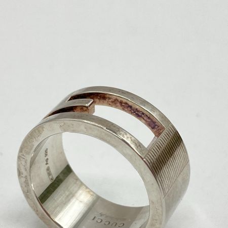  GUCCI グッチ Gリング 8号 SILVER925 箱付