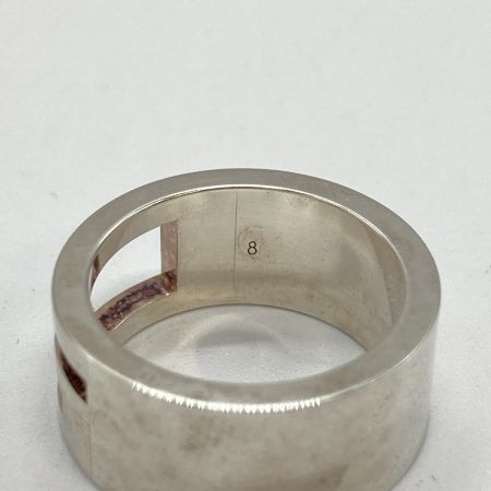  GUCCI グッチ Gリング 8号 SILVER925 箱付