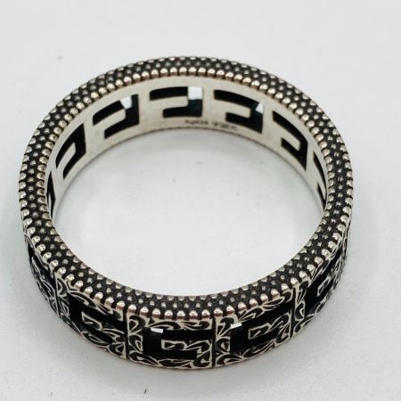  GUCCI グッチ スクエアG アラベスク リング 22号 ag925 箱付