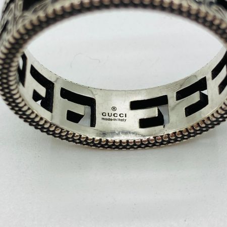  GUCCI グッチ スクエアG アラベスク リング 22号 ag925 箱付