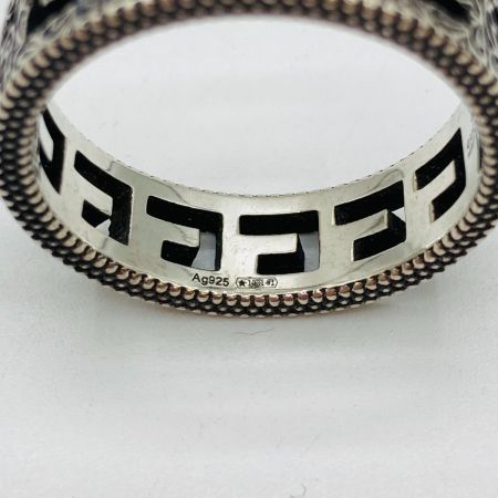  GUCCI グッチ スクエアG アラベスク リング 22号 ag925 箱付