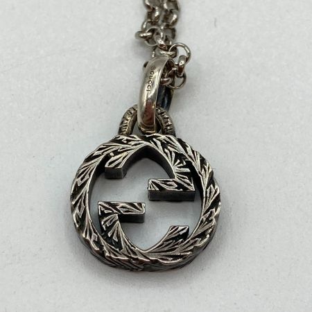  GUCCI グッチ インターロッキングG ネックレス シルバー925 50cm 箱・布袋付