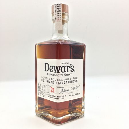 Dewar's 21 デュワーズ ダブルダブル 21年 46度 500ml 未開栓