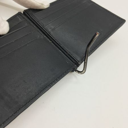  COACH コーチ シグネチャー レザー ビルフォールド マネークリップ  F26107 ブラック