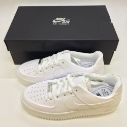 ◎◎ NIKE ナイキ AirForce1 Sage Low White ホワイト SIZE 24.5cm Sランク