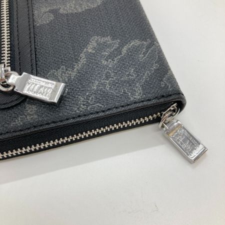  PRIMA CLASSE プリマクラッセ ラウンドファスナー財布 長財布 地図柄 W028 6426 ブラック 箱付