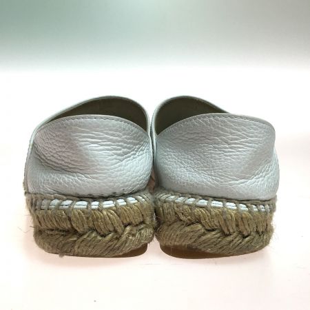  CHANEL シャネル エスパドリーユ サンダル スリッポン ココマーク レザー  size35  ホワイト×ブラック