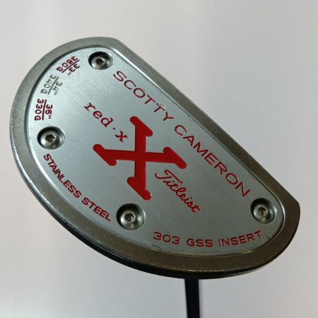  Titleist タイトリスト SCOTTY CAMERON RED X パター 32.5インチ カバー付