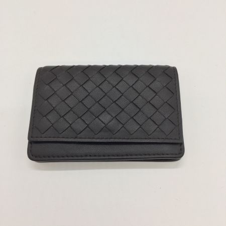  BOTTEGA VENETA ボッテガヴェネタ  カードケース イントレチャート ダークブラウン