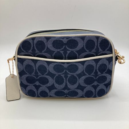  COACH コーチ シグネチャー ショルダーバッグ C2822 ネイビー