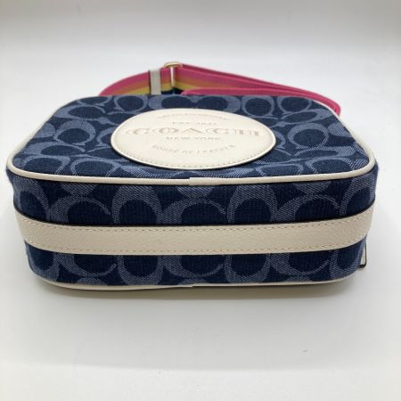  COACH コーチ シグネチャー ショルダーバッグ C2822 ネイビー