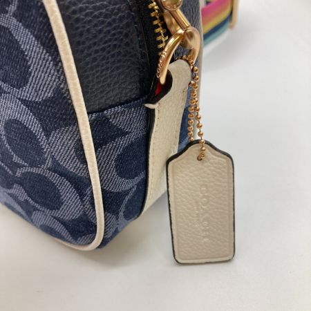  COACH コーチ シグネチャー ショルダーバッグ C2822 ネイビー
