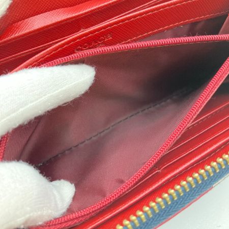  COACH コーチ シグネチャー デニム ラウンドファスナー財布 長財布 F53769 ネイビー