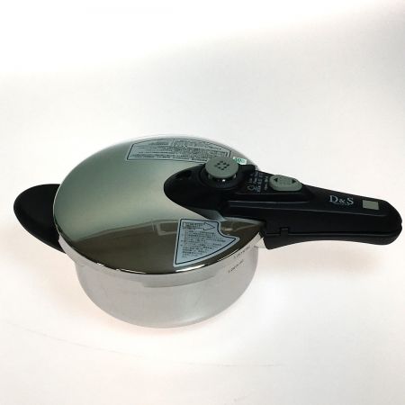   D&S プレッシャークッカー 圧力鍋 3.0L DSPC6010 IH　ガス　ラジエントヒーター　ELECTRIC　対応