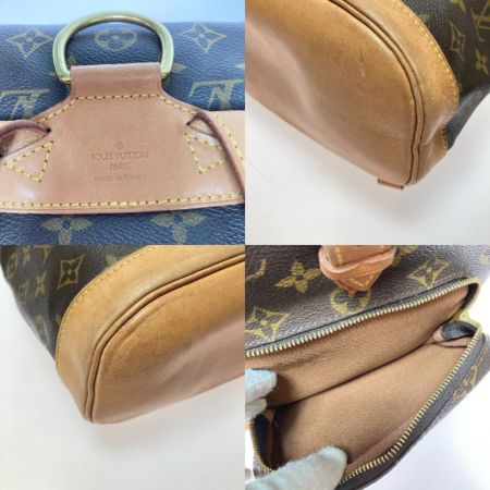  LOUIS VUITTON ルイヴィトン モノグラム モンスリMM リュックサック M51136 ブラウン