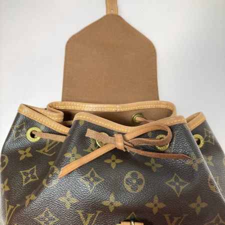  LOUIS VUITTON ルイヴィトン モノグラム モンスリMM リュックサック M51136 ブラウン