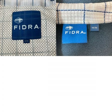  FIDRA 3way ゴルフ メンズジャケット Mサイズ チェック FD5GTY01 ホワイト