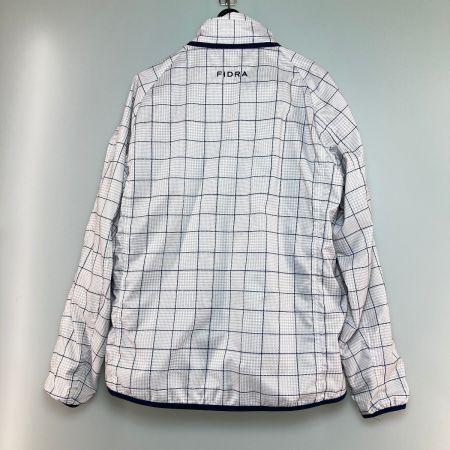  FIDRA 3way ゴルフ メンズジャケット Mサイズ チェック FD5GTY01 ホワイト