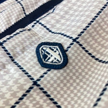  FIDRA 3way ゴルフ メンズジャケット Mサイズ チェック FD5GTY01 ホワイト