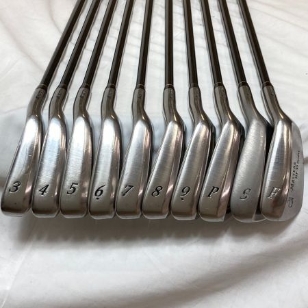 MIZUNO ミズノ MASTERS TI-FACE  HP-99 3-9.P.S.F 10本 アイアンセット PURE SELECT R